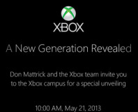 New Generation Xbox to be revealed on 21 May