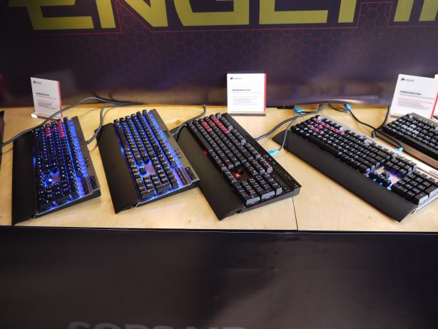 Corsair reveals new K70 and K65 keyboards plus two new mice