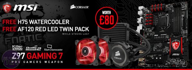 MSI UK Offering Free Corsair H75 Cooler And Cashback With Z97 Gaming Boards MSI UK Offering Free Corsair Cooler And Cashback With Z97 Gaming Boards