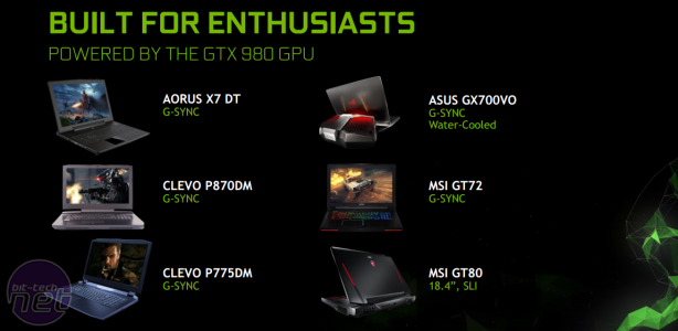 Nvidia unveils notebooks with desktop GTX 980 GPUs