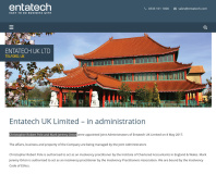 Distributor Entatech enters administration