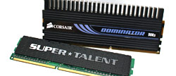 Corsair and SuperTalent DDR3