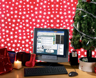 A PC in a Christmas Tree