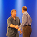 Apple rocks up on stage with Otellini
