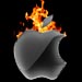 Apple PowerBook goes up in flames in London office