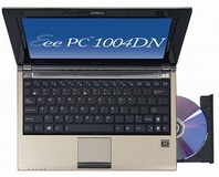 New Asus netbook includes optical drive