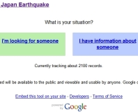 Google's Person Finder aids Japan quake victims  