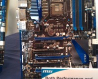 Intel Z68 Board on Show at MSI MOA 2011